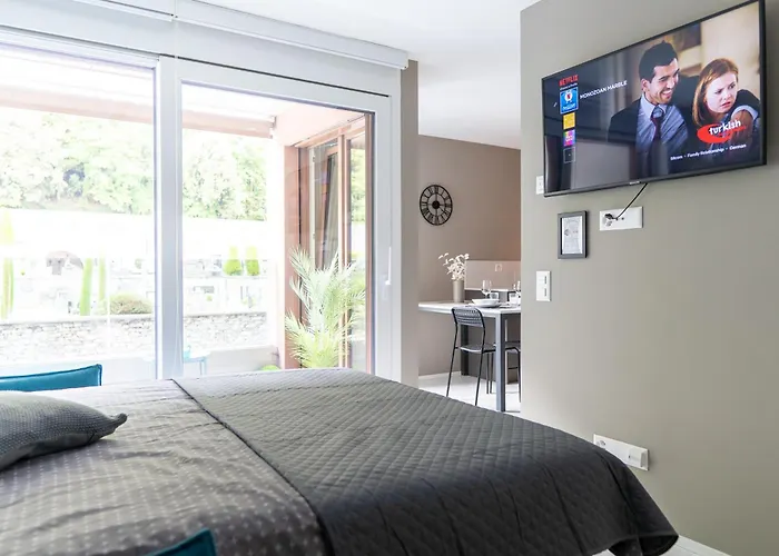 Center - Free Parking, Netflix And Wifi Apartment